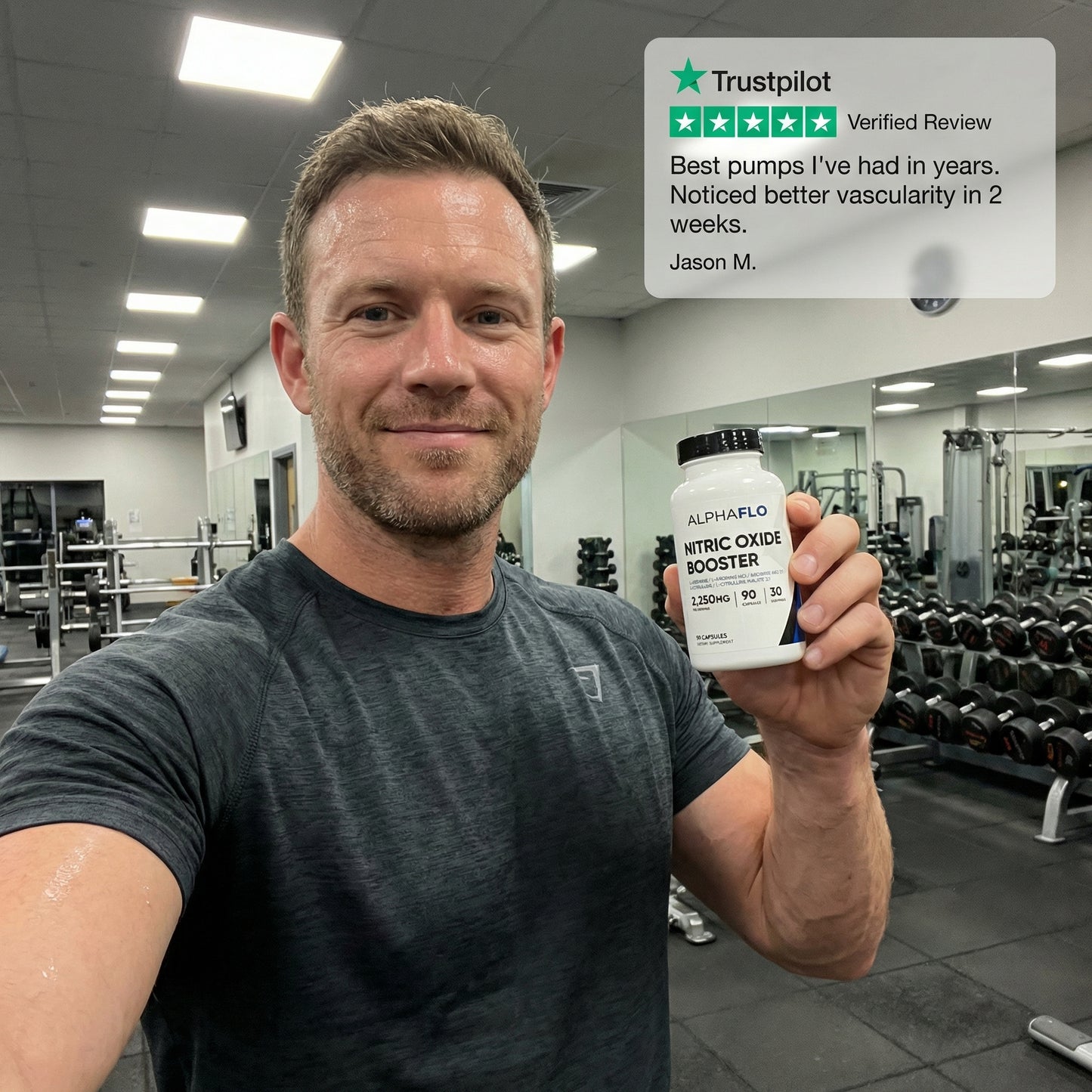 AlphaFlo™ Nitric Oxide Booster Capsules