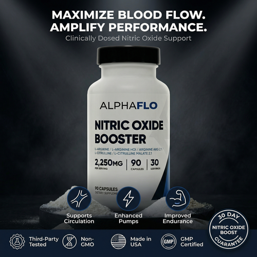 AlphaFlo™ Nitric Oxide Booster Capsules